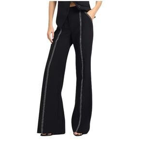 Express Editor High Waist Pintuck Flare Trouser 8R NWOT